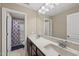 Bathroom featuring a vanity with a double sink and private shower at 178 Ashpole Trl, Clayton, NC 27520