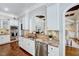 Gourmet kitchen with stainless steel appliances, and granite countertops at 187 Stoney Creek Way, Chapel Hill, NC 27517