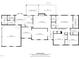 Detailed floorplan showcasing the layout of the home, including room dimensions and key features at 2001 Lovdal Dr, Raleigh, NC 27613