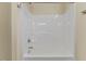 Clean white shower and updated fixtures at 217 Griffis Dr, Stem, NC 27581