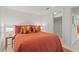 Cozy bedroom with warm lighting and comfortable king-size bed, perfect for a restful night's sleep at 2508 Sevier St, Durham, NC 27705