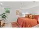 Comfortable bedroom with warm lighting, stylish decor, and a relaxing atmosphere at 2508 Sevier St, Durham, NC 27705