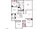 Second floor floor plan including owner's suite, loft, three bedrooms and two baths at 2625 Stonington Dr, Cary, NC 27523