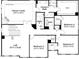 Second floor plan featuring an owner's suite, three bedrooms, a loft, and a laundry room at 264 Alden Way, Angier, NC 27501