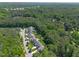 Great aerial shot of the community with mature trees, manicured lawns, and well-maintained homes at 2993 Club Dr, Raleigh, NC 27613