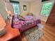 Cozy bedroom with lots of light, hardwood floors and comfortable Queen-size bed at 307 Clayton Rd, Chapel Hill, NC 27514