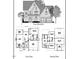 Detailed floor plan showcasing layout of rooms and dimensions for first and second floor at 324 Prides Xing, Rolesville, NC 27571