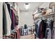 Walk-in closet with shelving and plenty of storage for an organized wardrobe at 35 Stonewall Way, Durham, NC 27704