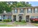 Charming townhouse with neat landscaping, bay window, and welcoming curb appeal at 35 Stonewall Way, Durham, NC 27704