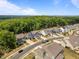 Beautiful homes with well-maintained lawns line a quiet street in this suburban neighborhood at 403 Prestwood Dr, Hillsborough, NC 27278