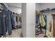 Spacious walk-in closet with ample storage and shelving for organized clothing and accessories at 403 Prestwood Dr, Hillsborough, NC 27278