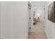 Hallway view into bedroom with a view of the bed at 42 Turkey Ct, Timberlake, NC 27583