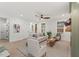 Spacious living room with an open floor plan, lots of natural light, and a view of the outdoors at 42 Turkey Ct, Timberlake, NC 27583