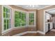 Bright and airy kitchen with a large bay window and classic white cabinets at 450 S Stratford Dr, Henderson, NC 27537