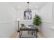 Cozy home office with stylish decor, accent wall with wainscotting at 596 Oaks Lane Rd, Timberlake, NC 27583
