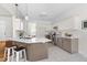 Well-lit gourmet kitchen with a large center island and lots of cabinet space at 608 Elin Ct, Hillsborough, NC 27278