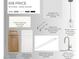Sample kitchen materials featuring white quartz countertops, stylish lighting, and brushed nickel cabinet pulls at 618 Price Ave, Durham, NC 27701