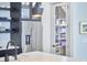 Open kitchen view, featuring stainless steel appliances and pantry at 631 Linfield Dr, Durham, NC 27701