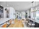 Spacious open floor plan with living, dining, and kitchen areas, perfect for entertaining at 631 Linfield Dr, Durham, NC 27701