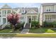 Charming home with landscaped front yard, welcoming front porch, and inviting curb appeal at 706 Great Ridge Pkwy, Chapel Hill, NC 27516