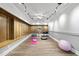 Finished basement offering versatile space, ideal as a gym at 7312 Hasentree Way, Wake Forest, NC 27587