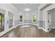 Bonus room offers natural light with a door leading to a patio and great outdoor views at 7312 Hasentree Way, Wake Forest, NC 27587