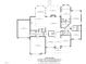 Detailed floor plan showcasing the layout of the main level of the home with room dimensions at 7312 Hasentree Way, Wake Forest, NC 27587