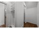 Bright and airy closets with shelving offer ample storage space at 10003 Fountain, Chapel Hill, NC 27517