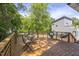 Inviting outdoor deck with modern furniture, perfect for relaxing and entertaining guests at 107 N Guthrie Ave, Durham, NC 27703