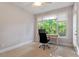 A well-lit office offers a dedicated workspace bathed in natural light, ideal for productivity at 112 Glenspring Way, Morrisville, NC 27560
