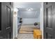 Bedroom featuring an upper story dormer with built in shelving and a light colored carpet at 12537 Birchfalls Dr, Raleigh, NC 27614