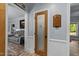 Hallway features views of the Gathering room and pantry at 12537 Birchfalls Dr, Raleigh, NC 27614