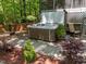 Enjoy the outdoors in this hot tub, surrounded by lush landscaping at 12537 Birchfalls Dr, Raleigh, NC 27614