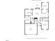 Detailed floor plan showcasing the layout of the home, including bedrooms, living spaces, and garage at 1826 Heisser Ln, Fuquay Varina, NC 27526
