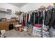 Functional walk-in closet with ample shelving and hanging storage options at 1840 Willie Pace Rd, Burlington, NC 27217