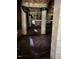 Crawl space with vapor barrier, concrete block piers and open floor joists at 197 W Paige Wynd Dr, Angier, NC 27501