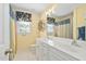 Bathroom features a double sink vanity and shower/tub combo at 210 Presidents Walk Ln, Cary, NC 27519