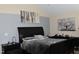 Large bedroom with neutral tones, modern artwork, and ample space at 259 Brassfield Dr, Burlington, NC 27217