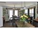 Eat-in kitchen featuring granite counters, pendant lighting, and stainless appliances at 259 Brassfield Dr, Burlington, NC 27217