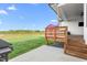 A beautiful backyard with a grill and plenty of open space at 2775 Eagles Roost Trl, Burlington, NC 27217