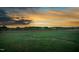 Expansive green backyard with wooden fence and a scenic sunset view at 2775 Eagles Roost Trl, Burlington, NC 27217