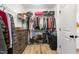 Spacious walk-in closet with wood dresser and plenty of storage space at 2775 Eagles Roost Trl, Burlington, NC 27217