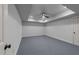 Finished bedroom with carpeted floors, recessed lighting, and ceiling fan at 2820 Charleston Oaks Dr, Raleigh, NC 27614