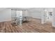 Spacious game room complete with a ping pong table and modern sliding barn doors at 304 Nelson Ln, Clayton, NC 27527