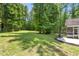 A spacious backyard with a patio at 3650 Brooks Bnd, Franklinton, NC 27525