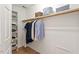 Walk-in closet with custom shelving and lighting at 4900 American Dr, Durham, NC 27705