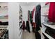 Walk-in closet with ample storage and hanging space at 512 Stratford Dr, Zebulon, NC 27597