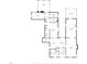 First floor layout with kitchen, living room, dining, bedroom and laundry room at 512 Stratford Dr, Zebulon, NC 27597