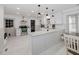 Spacious kitchen featuring updated cabinets, countertops, and stainless steel appliances at 512 Stratford Dr, Zebulon, NC 27597