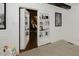 Playroom with hidden door in built-in bookshelves and Gathering photos at 512 Stratford Dr, Zebulon, NC 27597